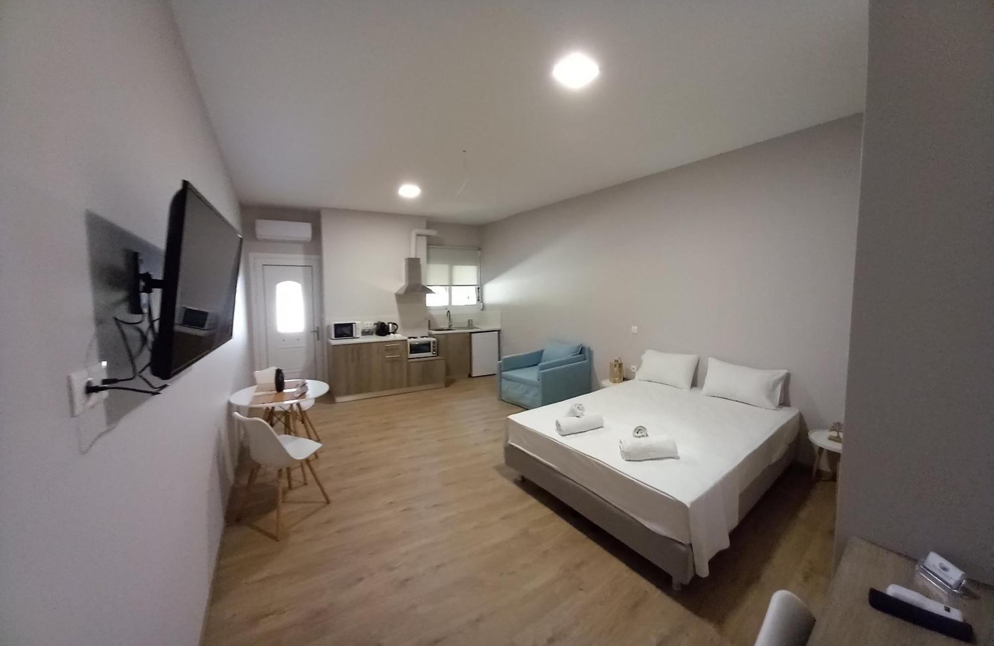 Thalassa Almyros Apartments 维尔加卡拉马塔 外观 照片