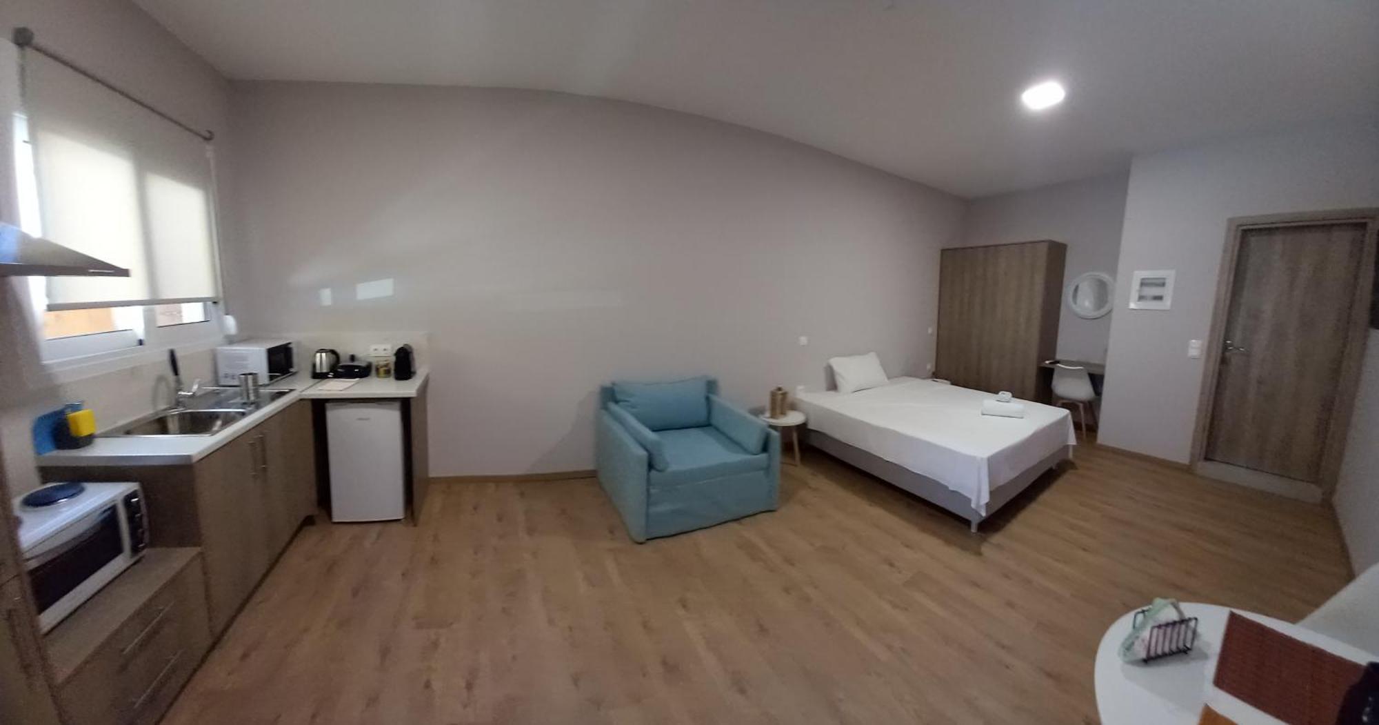 Thalassa Almyros Apartments 维尔加卡拉马塔 外观 照片
